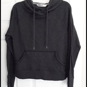 Gray Victoria Secret cowl neck sweatshirt/hoodie